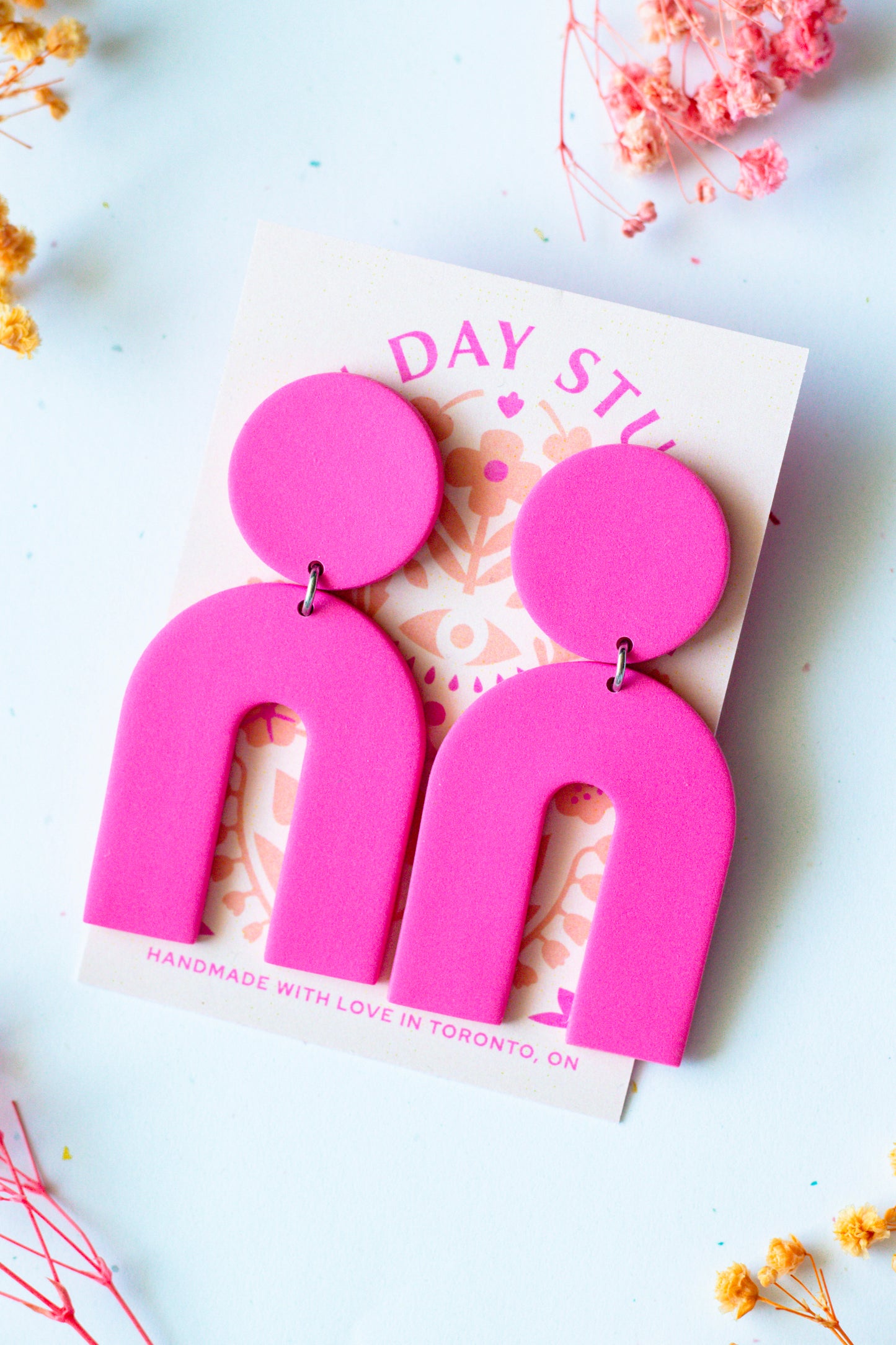 OG Arch Dangle Earrings - Multiple Colours