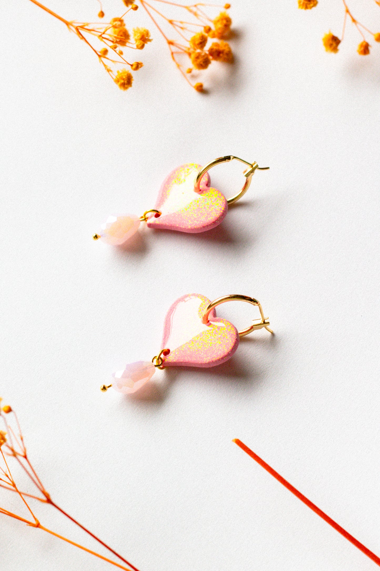 Love Drops // Pink Glitter