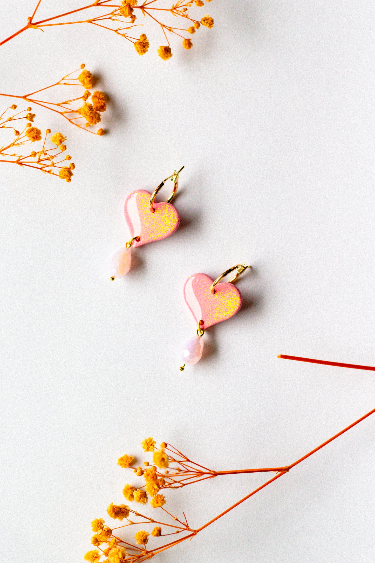 Love Drops // Pink Glitter