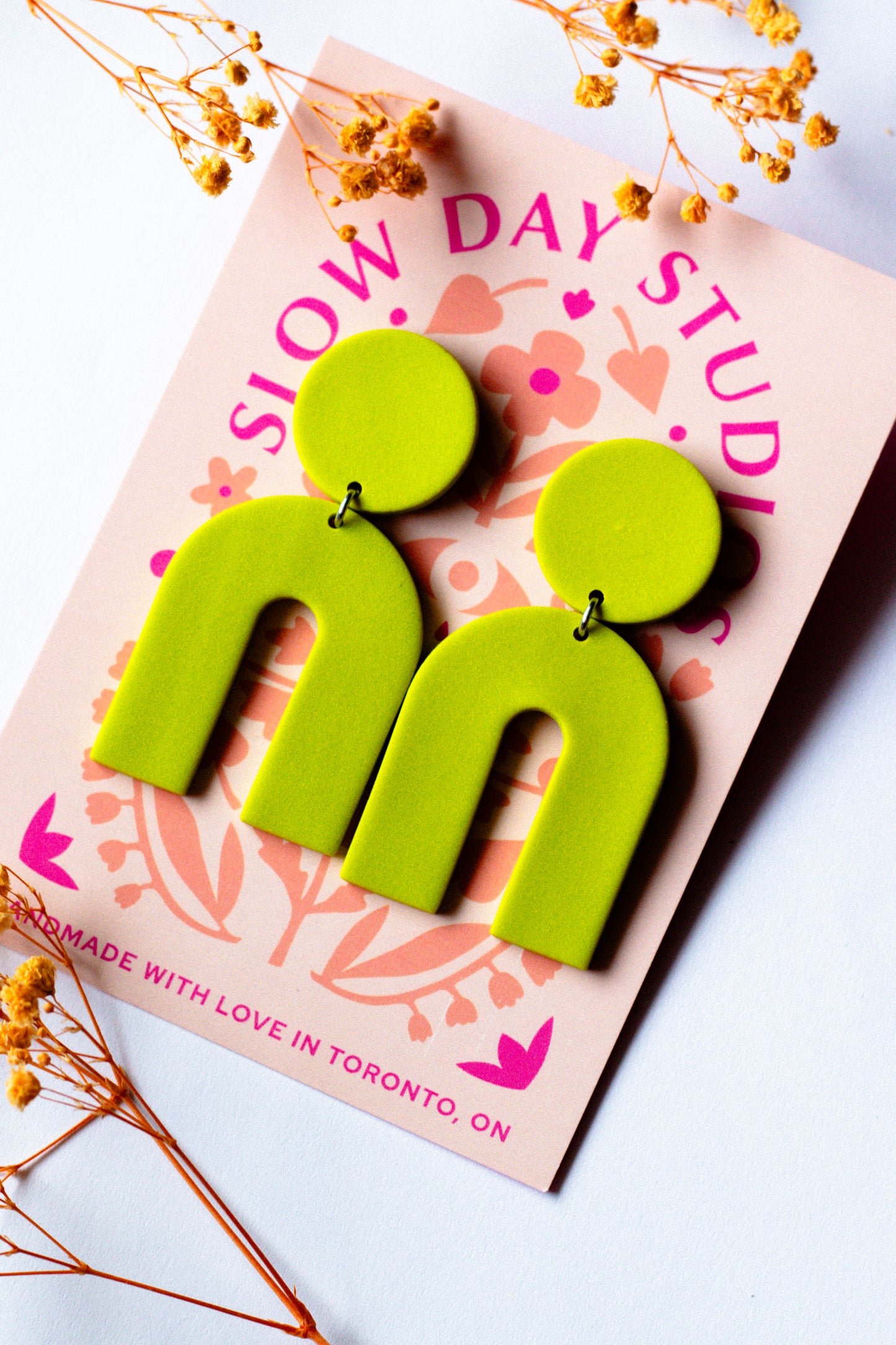 OG Arch Dangle Earrings - Multiple Colours