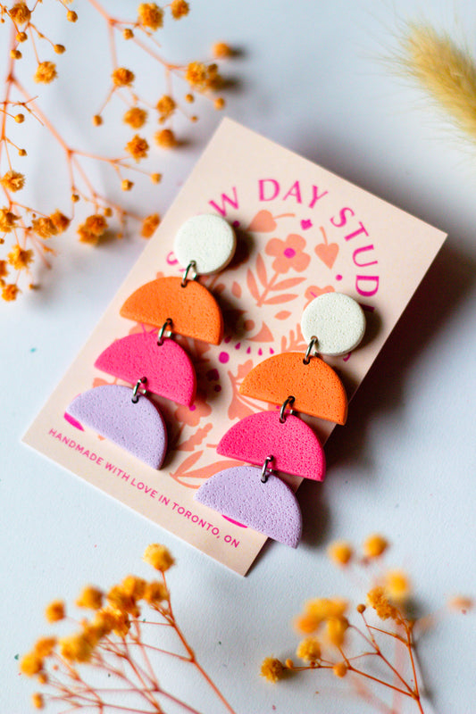 Tiered Dangle // Colourblock