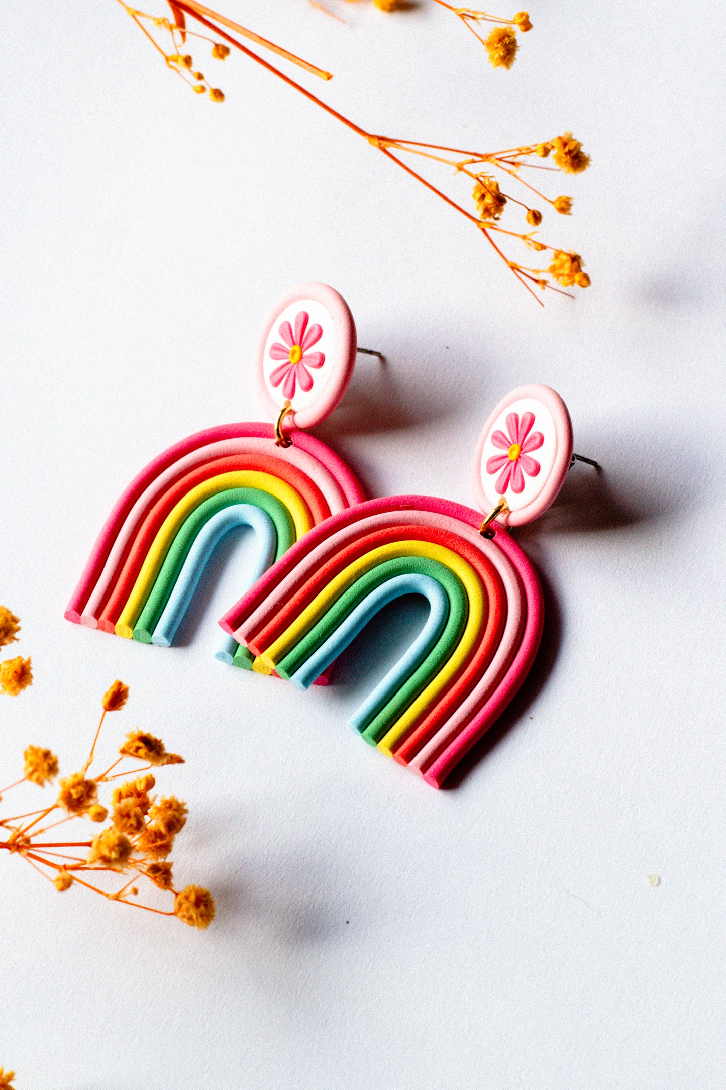 Flower Rainbow Dangle